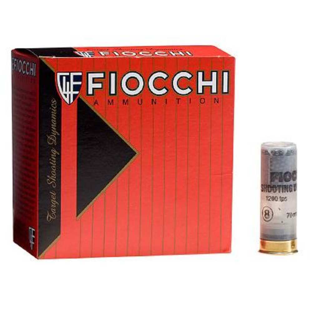 Ammunition Fiocchi Ammunition Ready Series 12Gauge2.75" FIOCCHI 12ga HEAVY SHOOTING DYNAMICS 2 3/4" 1 1/8OZ #8 SHOT 1200FPS 25RD